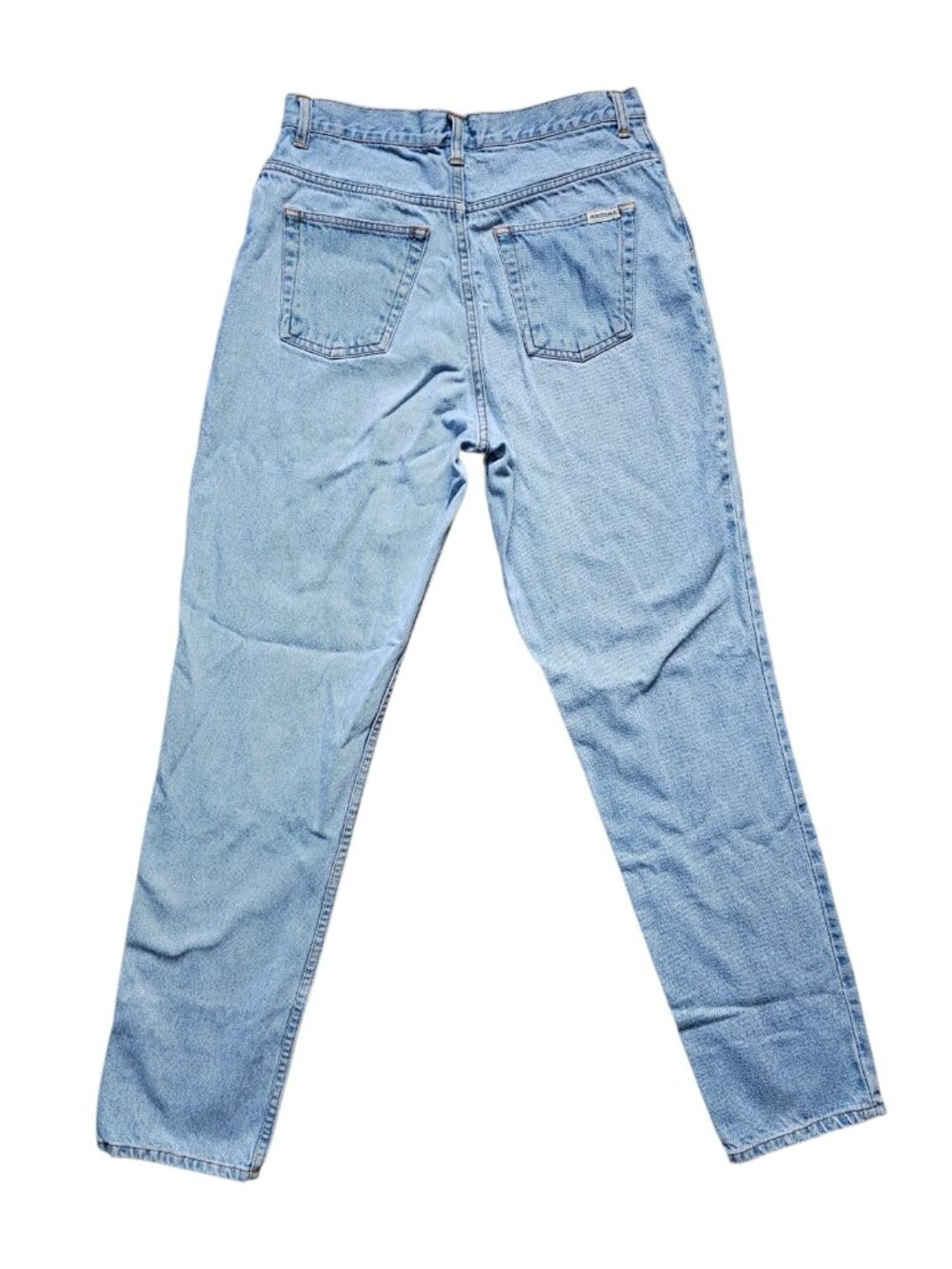 80s - 90s Arizona  relaxed fit tapered leg  faded blue denim jeans . size 13